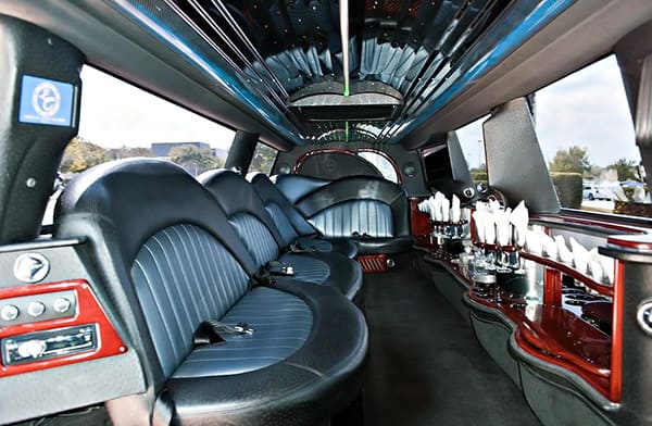 Denver Lincoln Stretch Limos Interior